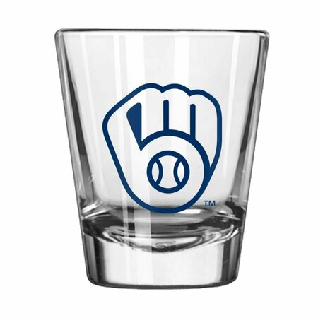 LOGO CHAIR 2 oz Major League Baseball Milwaukee Brewers Gameday Shot Glass 516-G2S-1